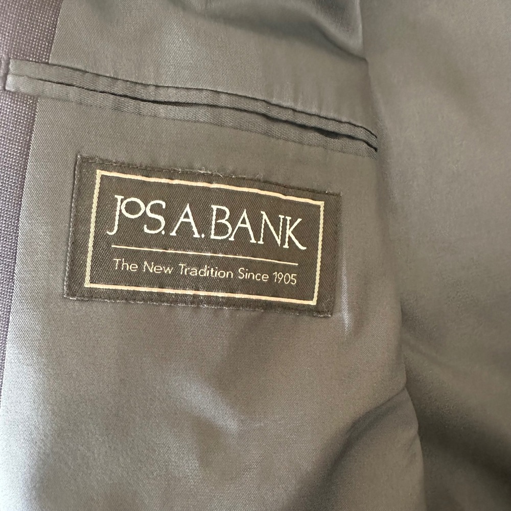 Jos. A . Bank Men's Traditional Fit 100% Wool Sports‎ Coat Blazer Jacket 46L/40W - Picture 4 of 8